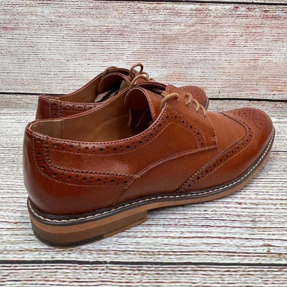 Temeshu Men's Dress Shoes Casual‎ Oxford Shoes Business Formal Shoes Size 12